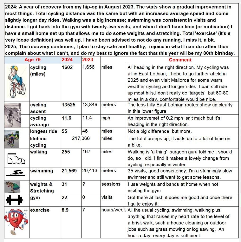 My activities in 2024